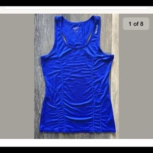 Reebok Womens Athletic Tank Top Blue XS.